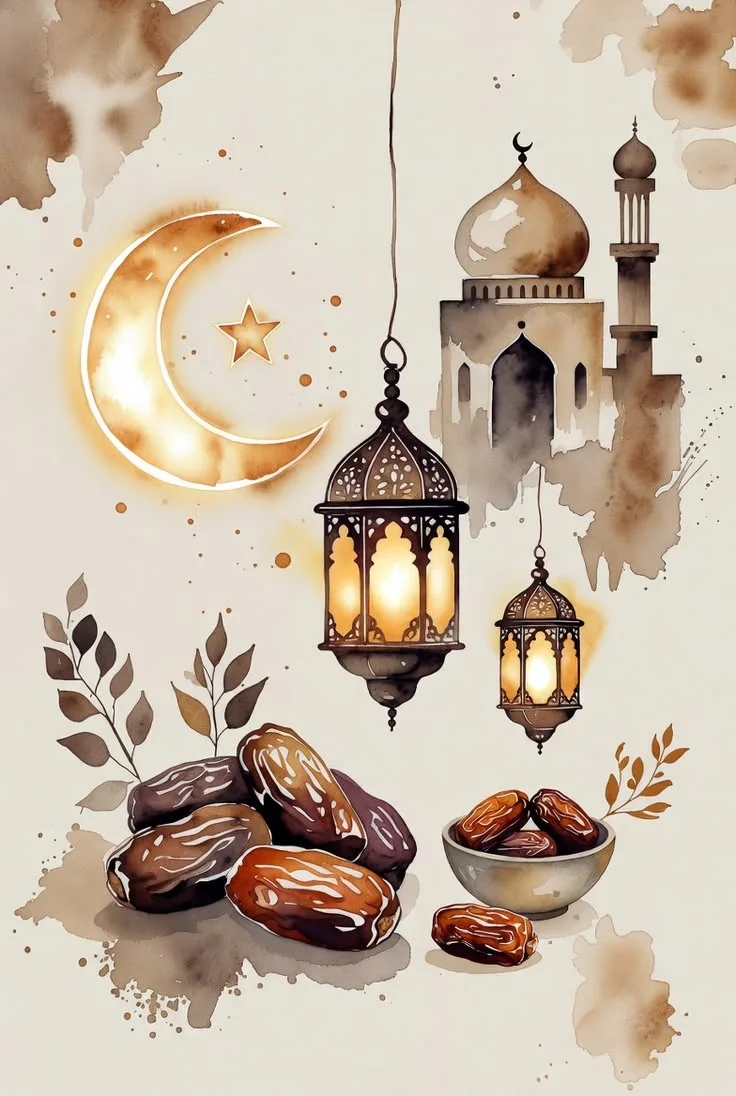 لوحات رمضان والعيد جدارية بتصاميم اسلامية مميزة